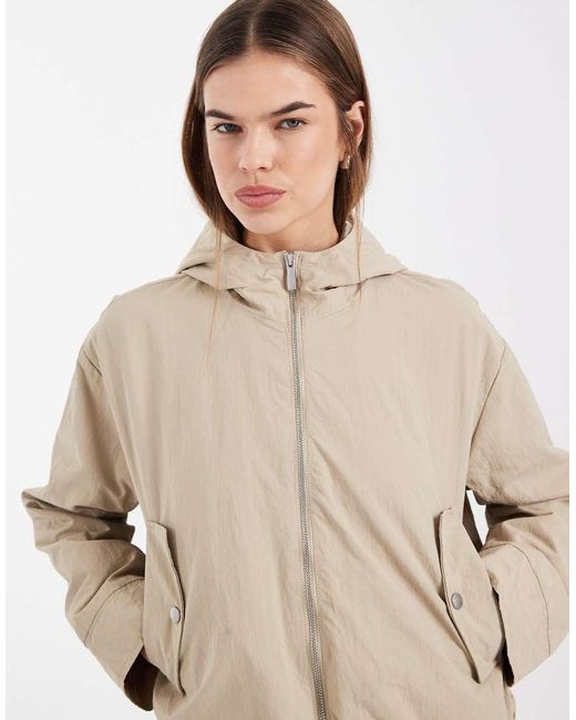 ONLY Natural Hooded Bomber