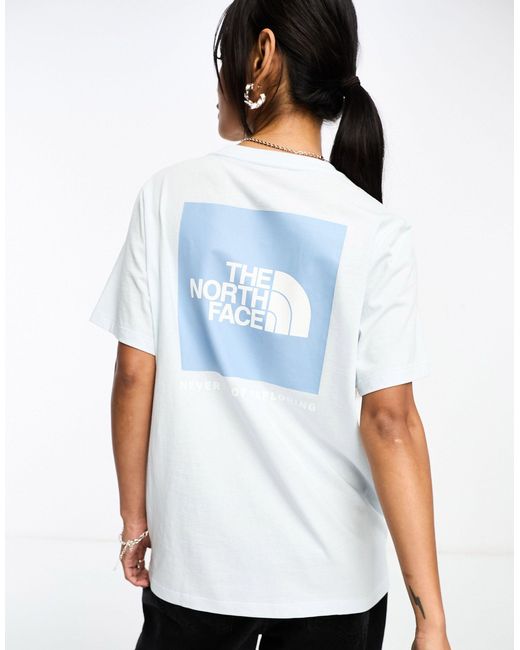 The North Face White Nse Box Back Print T-shirt