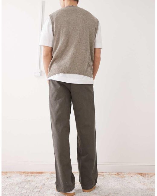Adidas Originals Natural Premium Essentials Pants for men