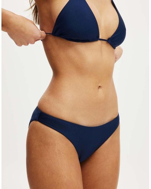 Cotton On Blue Full Bikini Bottom