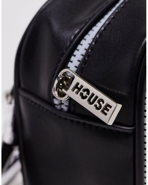 House of Holland Crossbody Tas Met Logo in het Zwart voor heren | Lyst NL