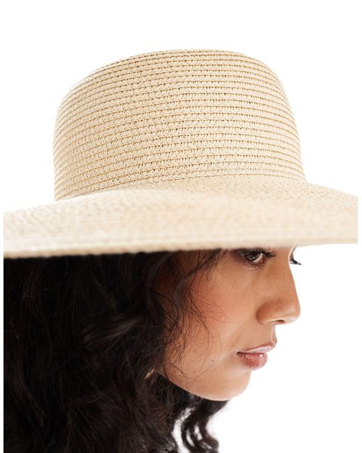 Accessorize Black Classic Wide Brim Summer Hat