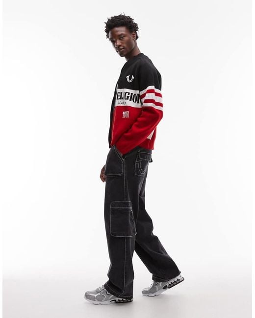True Religion Big T in het Red voor heren