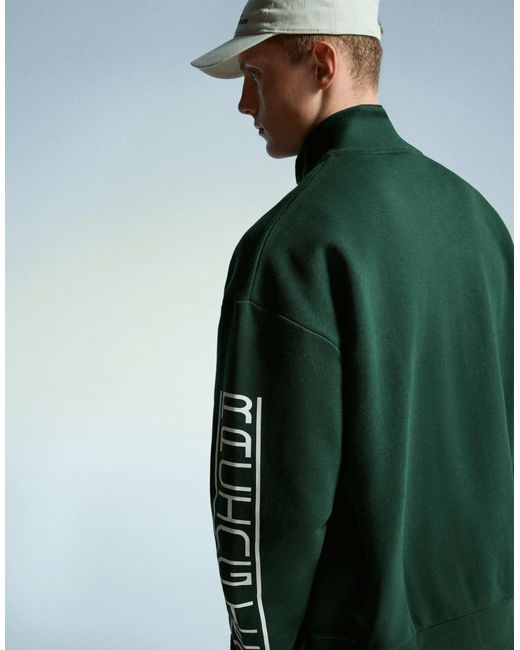 Bershka – sweatshirt in Green für Herren