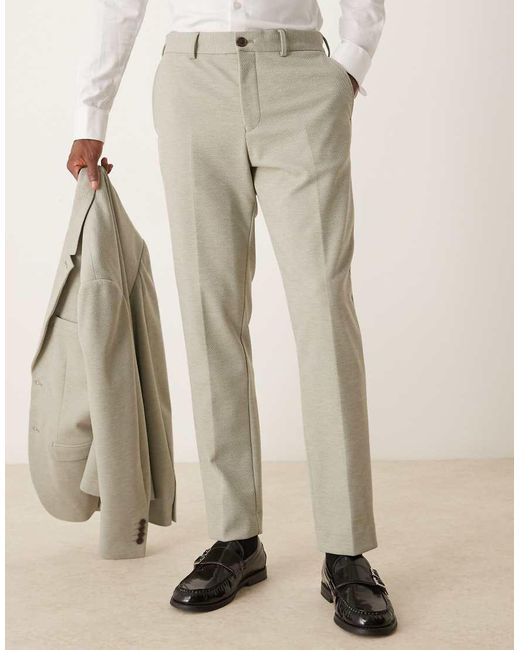SELECTED Natural Aitor Regular Fit Trousers for men