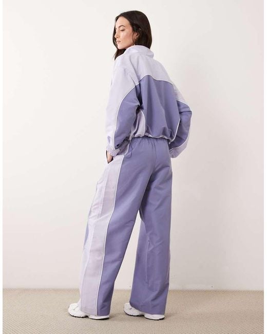 New Balance Purple Trackside Woven Pant