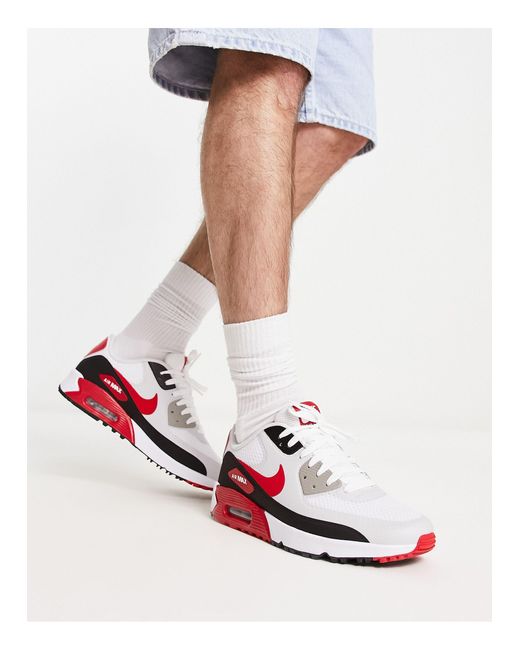 Air max 90 - baskets - et rouge Nike pour homme en coloris Blanc | Lyst