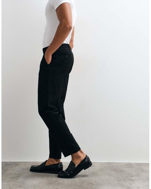 ASOS Black Tapered Suit Pants for men