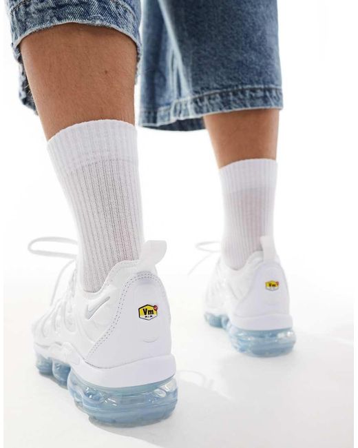 Zapatillas En Triple Air Vapormax Plus De Nike de hombre de color Blanco |  Lyst