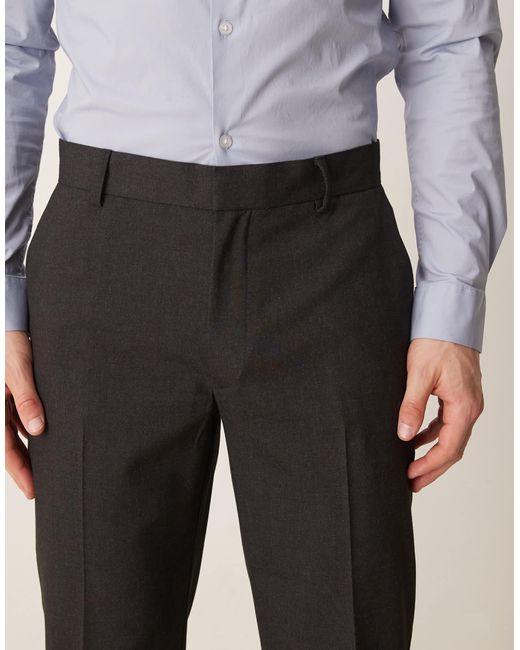ASOS Natural Tailored Slim Pants for men