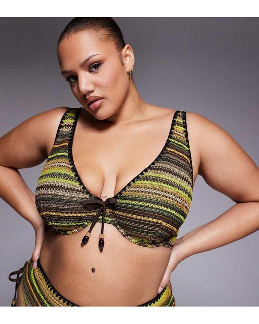 ASOS Asos Design Curve in het Green