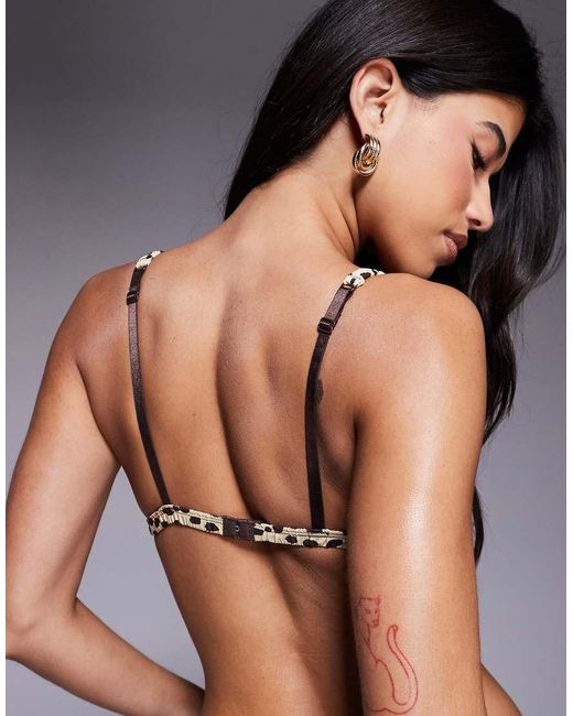 Bralette Beis Triangular Con De Juicy Couture de color Multicolor