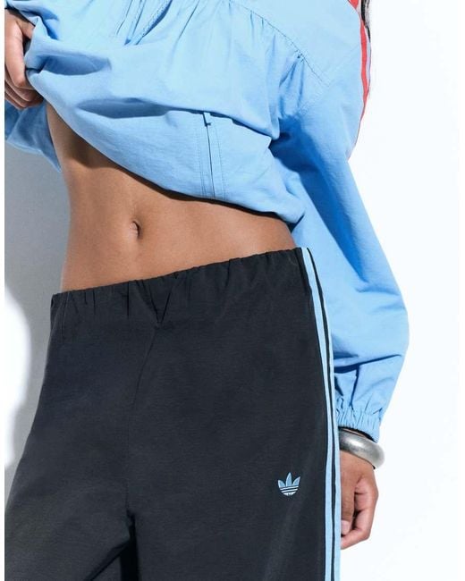 adidas Originals x ASOS Blue Wide Leg Track Pants