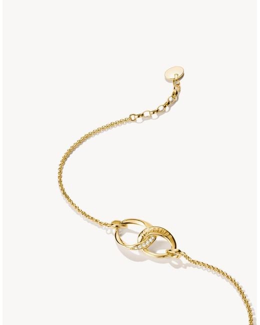 Thomas Sabo Metallic Bracelet Together With White Zirconia