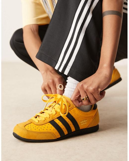25SS人気イエロー【ADIDAS】ORIGINALS JAPAN◆正規品★22~28cm adidas Originals Japan in Yellow and Black All Sizes Limited