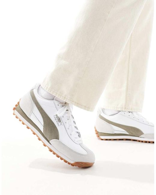 PUMA White Easy Rider Trainers for men