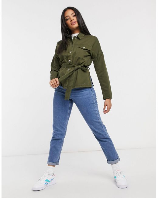 miss selfridge khaki jacket