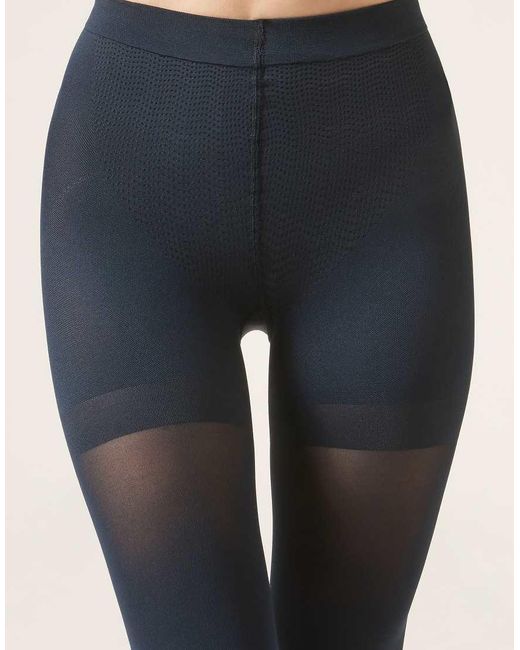Calzedonia Blue Strong Sculpt 50 Denier Opaque Tights