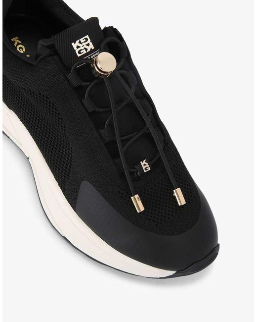 KG by Kurt Geiger Black Link Toggle Trainers