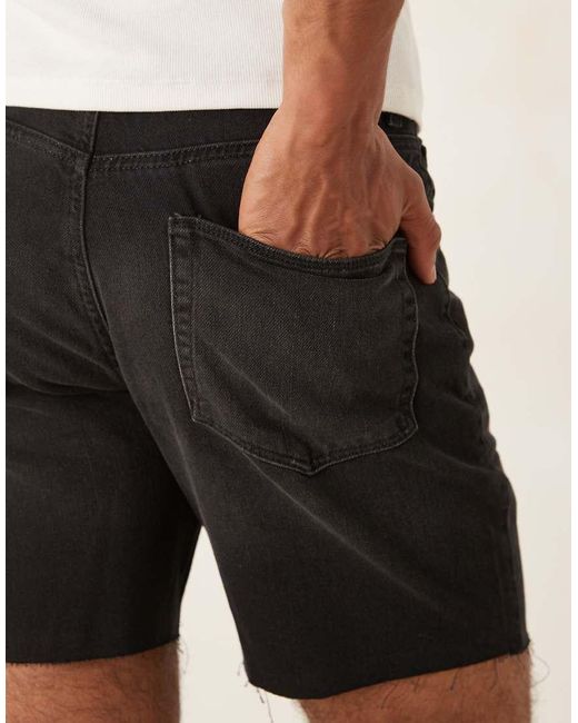Pantaloncini Slim di ASOS in Natural da Uomo
