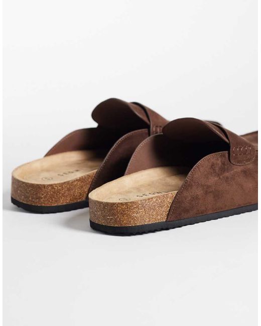 Mule Estilo Mocasín Sin Cordones Soda En Marrón SEQWL de color Brown