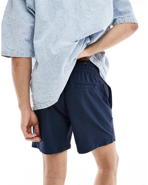 Threadbare Blue Swim Shorts for men