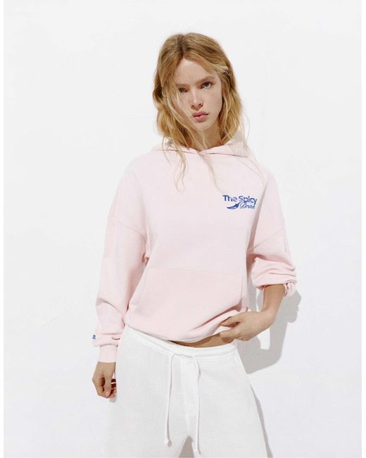 Pull&Bear White – kapuzenpullover