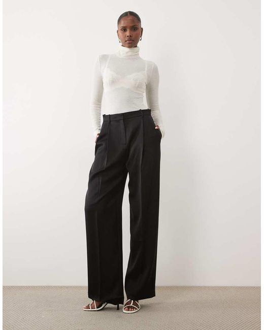 Noughts & Kisses White Sheer High Neck Top