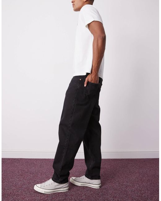 Ray - jean décontracté coupe fuselée Weekday pour homme en coloris White