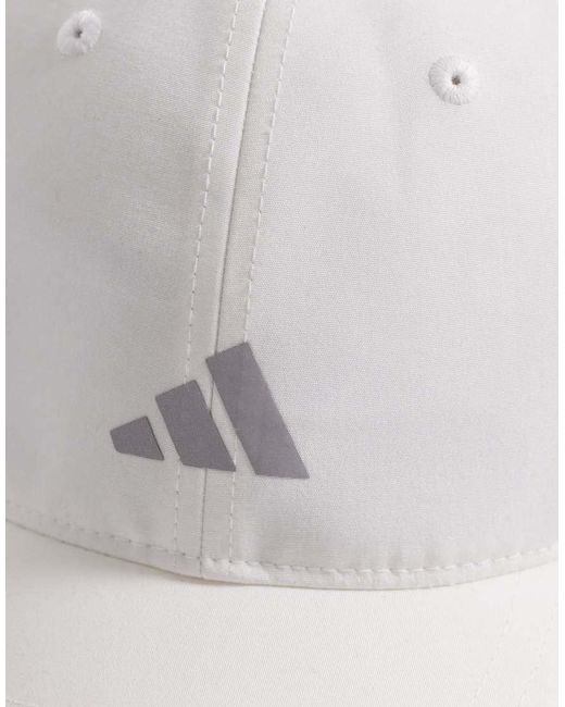 Adidas Originals White Adidas Running Mesh Cap