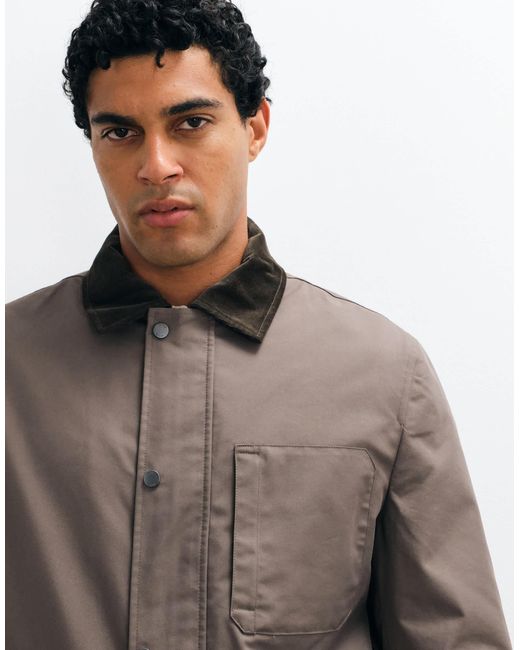 Mango Gray Parka Jacket for men