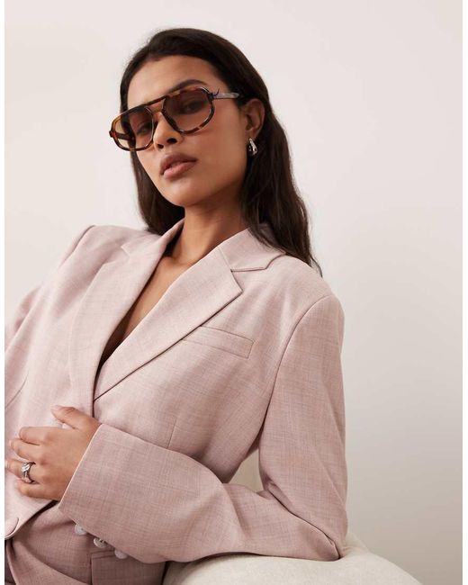 Miss Selfridge Pink Oversized Blazer