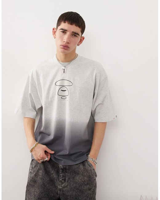 Aape By A Bathing Ape Aape by a bathing ape – mehrfarbiges t-shirt in Gray für Herren
