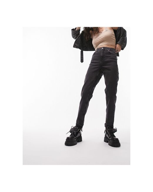 topshop premium mom jeans
