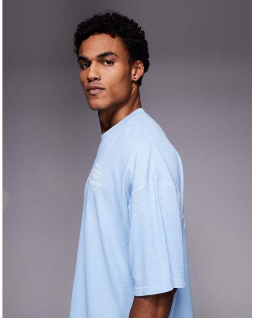 Good For Nothing Blue Oversized T-shirt for men