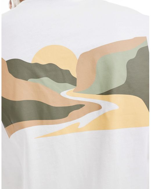 Columbia – explorers canyon – t-shirt in White für Herren