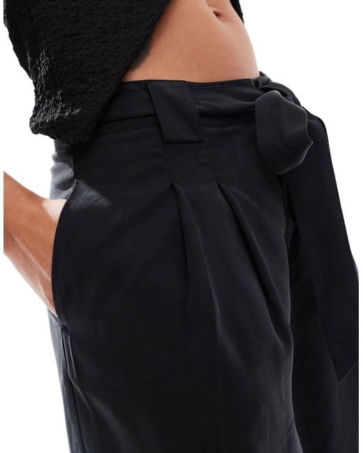 ASOS Black – knöchellange weiche hose