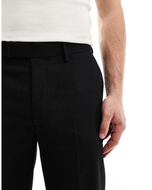 ASOS Black Smart Straight Leg jogger for men
