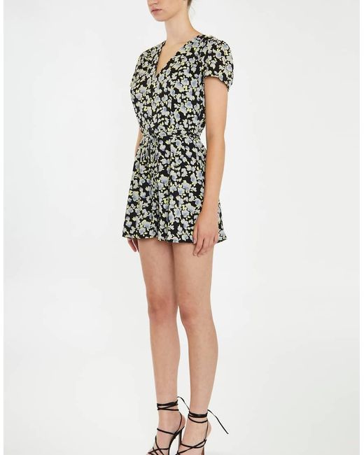 Glamorous Black V-Neck -Playsuit