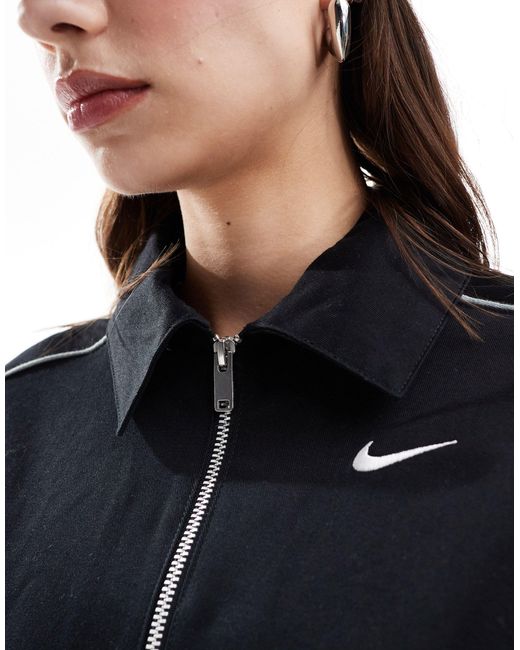 Nike Blue Woven Track Jacket