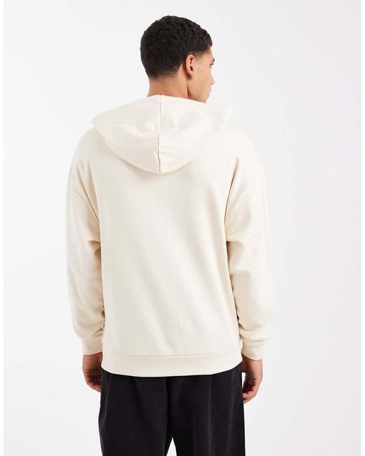 ASOS White Essentials Oversized Hoodie for men