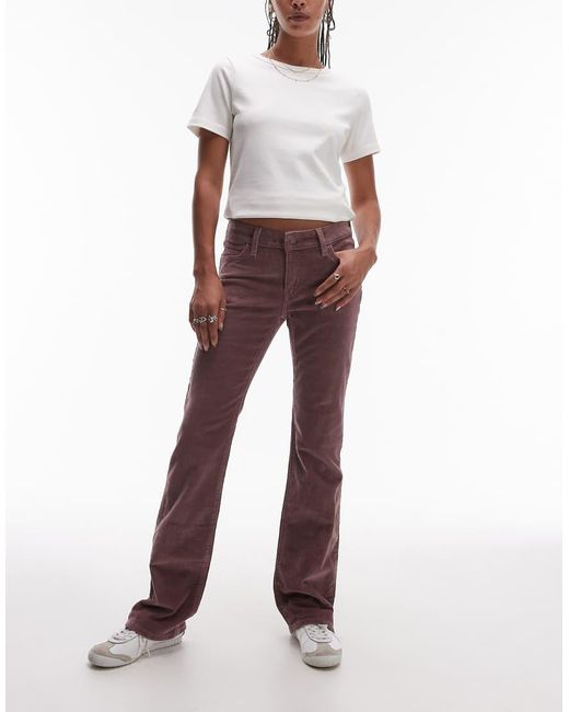 Levi's Red Superlow Boot Cut Cord Jeans