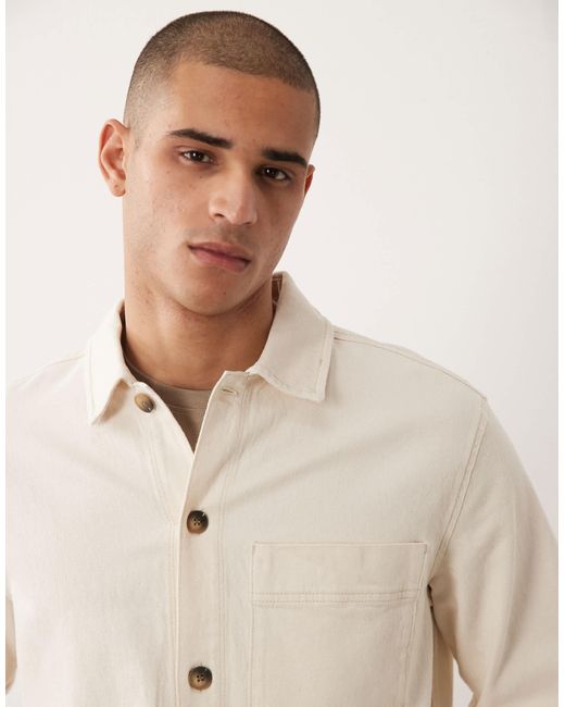 SELECTED Natural Overshirt Jacket for men