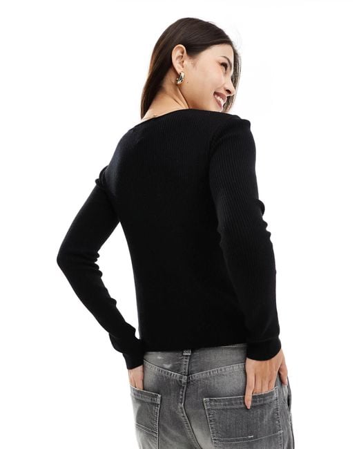 Threadbare Black – strickjacke