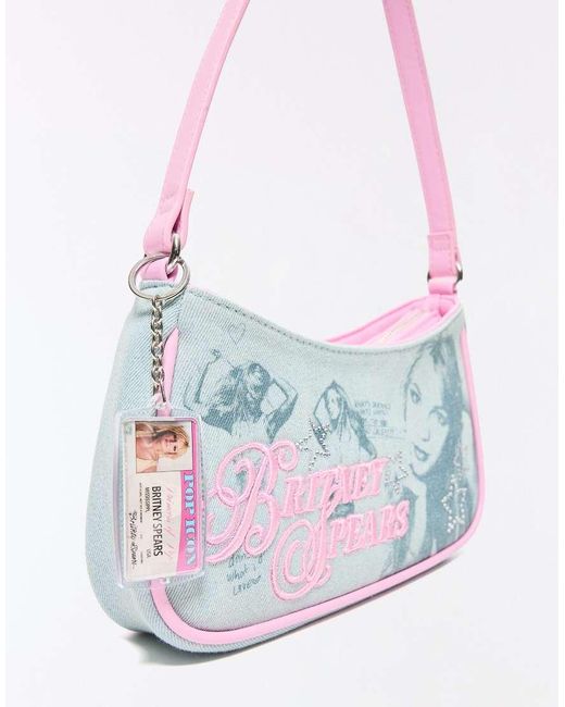 Bershka Blue Britney Spears Shoulder Bag