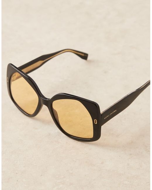Marc Jacobs Brown Marc Jacobs Square Sunglasses