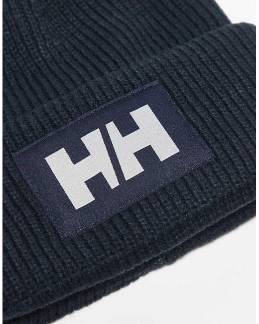 Helly Hansen Blue Hh Box Beanie