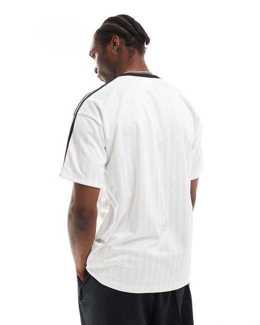 Adidas Originals White Adicolor Football T-shirt for men