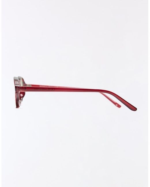Bershka Black Oval Blue Light Filtering Glasses