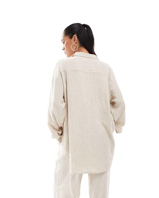 Camicia A Righe di JJXX in White